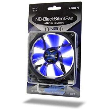 (((Noiseblocker) Black XE-1 – Silent Fan 92 x 92 x 25 – 3pin – 1500U/min – 17dBA – 50 m3/h
