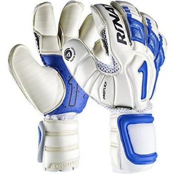 Rinat Uno Alpha Guante de Portero, Unisex niños, Blanco/Azul, 5