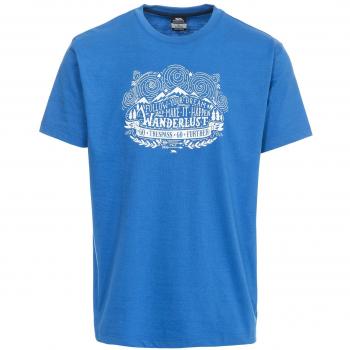 Trespass Hainey Camiseta, Hombre, Azul Claro, 2 X-Grande