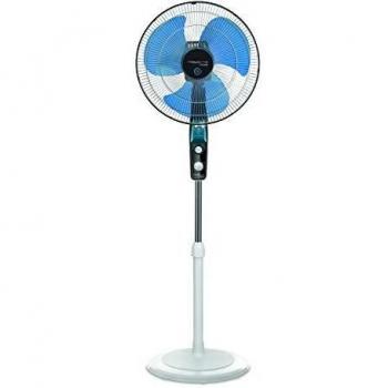 Rowentan Ultimate Protect VU4210F0 Ventilador de pie con líquido antimosquitos 3 velocidades de 40 cm con oscilación automática y altura ajustable