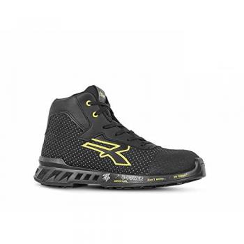 UPOWER Joe S3 SRC CI ESD Botas de Seguridad Altas Negras RV10014