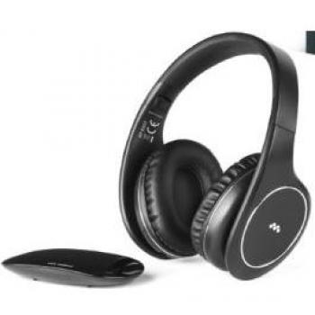 Auriculares Inalámbricos Meliconi HP Digital Smart con conexión jack 3.5 y toslink, color negro