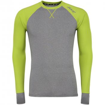 Zoot camiseta para hombre de manga larga Ocean side Verde Spring Green Talla:small