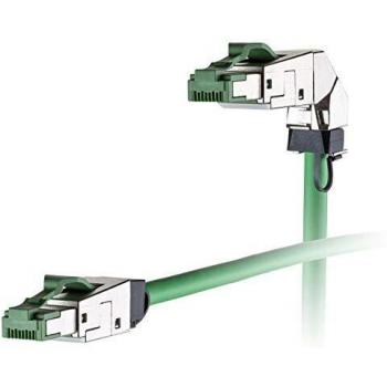 RJ45 8(4) Plug, Cat. 5, Field Plug, 360°, 2 Pairs