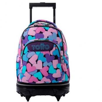 Mochila Escolar Desmontable Tiza - Dear Blue, Capacidad 26 L, Mochila PC 15.4, Bolsillo Botella, Manija Telescópica, Espaldar Ergonómico y Correas en S