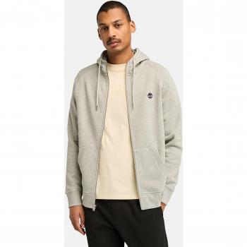 Timberland - Chaqueta deportiva de hombre con capucha y cremallera Exeter River Full Zip gris - XL