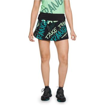 Falda de mujer Trangoworld Arruiz negra y verde, talla L