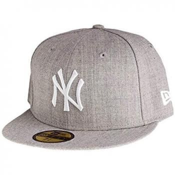 New Era 11044974 Gorra, Unisex Adulto, Gris/Blanco, 7 0/0