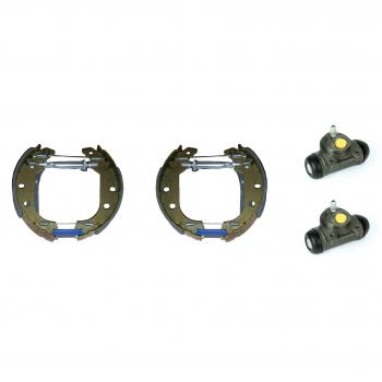 Kit de frenos BREMBO K61062 - Disco y tambor, incluye pastillas de freno, discos de freno, componentes para instalación y alta calidad en rendimiento