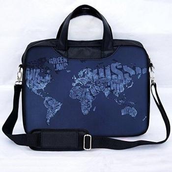 Sidorenko - Maletín para portátil 17-17.3 Pulgada con bolsillos laterales y correa separable / Nylon resistente al agua caja del ordenador portátil manga de la caja del bolso / ordenador portátil / Maletín bolsa de transporte / cubierta de la bolsa d