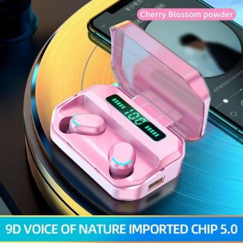 Auriculares inalámbricos Bluetooth 5.0 HiFi impermeables para Android e iOS con batería de 2200mAh y diseño deportivo