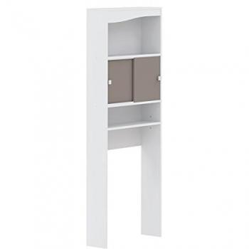 Armario para Lavadora Wave Blanco (64 x 19 x 178 cm)