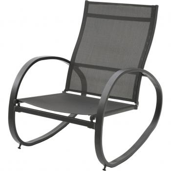 Sillón Balancín Mecedora Hesperide con Estructura Antioxidante, Protección Solar, Balanceo en Posiciones, Lienzo 230 G/m² UV Grado 6, Apilable