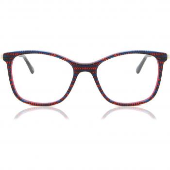 Square Full Rim Plastic Women's Prescription Glasses - Online Blue - Size 51 - Free Lenses - Blue Light Block Available - SmartBuy Collection