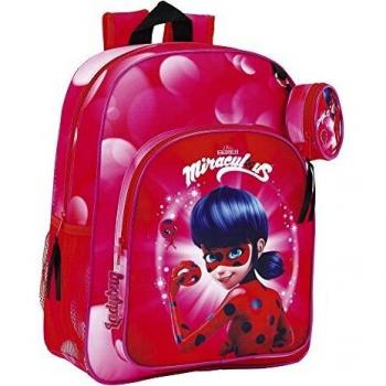 Safta Lady Bug Miraculous 611712180 Mochila Infantil