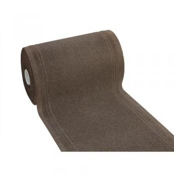 Alfombra Antideslizante Absorbente 67x550 cm para Cocina, Pasillo y Escalera en Color Marrón