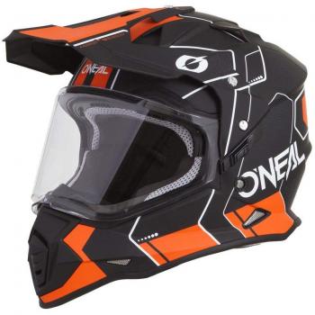 O'Neal Sierra II Comb Motocross Motorrad Helm MX Enduro Trail Quad Cross Offroad Gelände, 0817, Farbe Schwarz Orange, Größe S