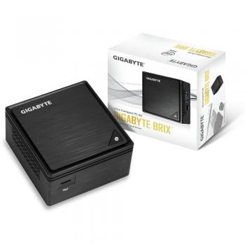 Gigabyte BRIX GB-BPCE-3455 - Mini PC Barebone con Intel Celeron J3455, 1.50 GHz, USB 3.0, VGA/HDMI, M.2 Soporte y DDR3L SDRAM