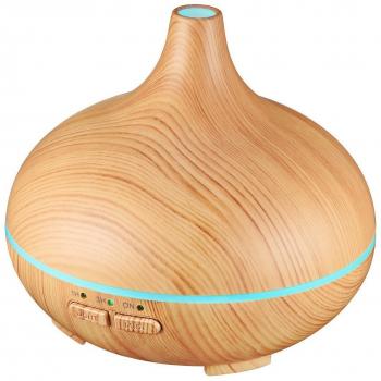 150ml Humidificador Aromaterapia Ultrasónico de VicTsing, Difusor de Aceites Esenciales, 7-Color LED, 3-Ajuste de Tiempo Fijo, Auto-Apaga, Seguro y Elegante, purificar el aire y mejorara el aire seco y sofocante, Perfecto a dormitorio, hogar, oficina etc