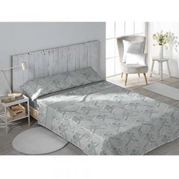 DHestia Juego Sábanas, Coral Azul, 150x200 cm/Cama 150