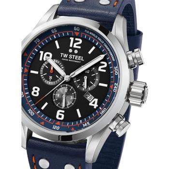 TW Steel Fast Lane Special Edition SVS311 - FIA World Rally Chronograph Watch 48mm 10ATM