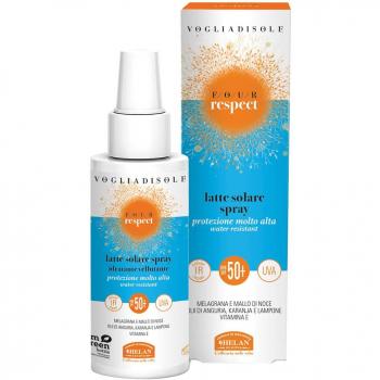 Leche solar en spray SPF 50 - Vogliadisole Respect de Helan, 100 ml