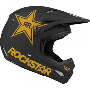 Casco de Cross FLY Racing Kinetic Rockstar Dorado-Negro XXL (63/64)
