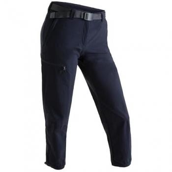 Pantalón de senderismo 7/8 para mujer Maier Sports Lulaka, azul oscuro, talla 42, funcional y elástico