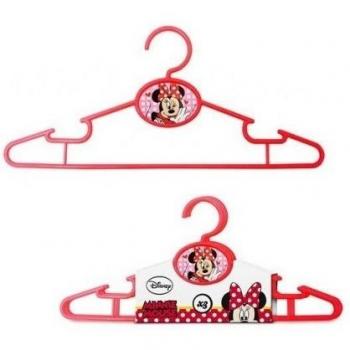 Lote 3 perchas de Minnie Mouse