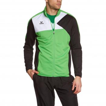 erima Anzug Premium One Jacke - Chándal de fútbol para hombre, color verde / negro / blanco, talla S