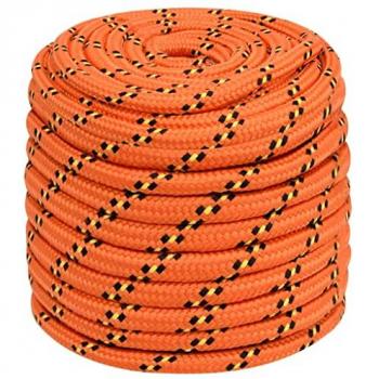 Cuerda de barco polipropileno naranja 16 mm 25 m