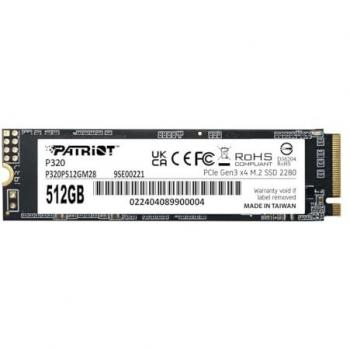 SSD Patriot Viper P320 512GB M.2 NVMe PCIe Gen 3x4 3GB/s