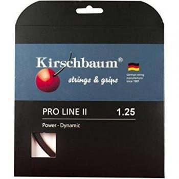 Kirschbaum pro line n 2juego de cuerdas para unisex pro line no2 negro 12 mm