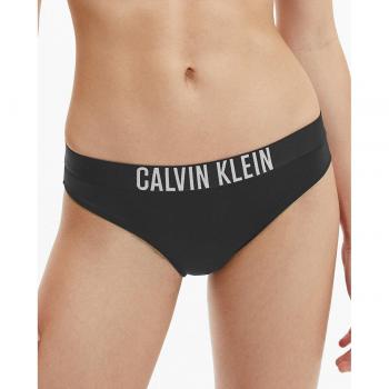 Braga de bikini clásica lisa Calvin Klein con cinturilla estampada