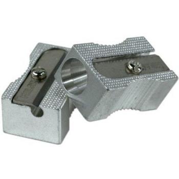 Caja 20 sacapuntas de aluminio rectangular