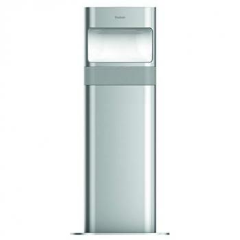 Lámpara de jardín LED Theben theLeda D BL AL, 40 cm, aluminio plata, 8.5W