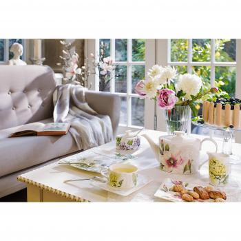 Villeroy & Boch Quinsai Garden 1043802614 Plato llano, Porcelana, Rosa