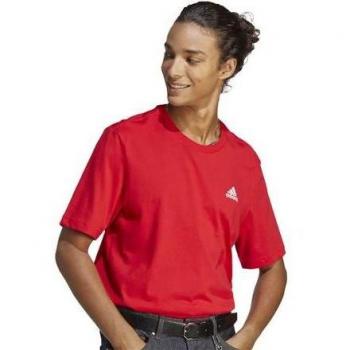 adidas Men's Sportswear Embroidered Logo Jersey T-Shirt - Scarlet - Size 2XL