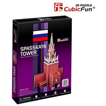 Cubic Fun Torre Spasskaya - 33 Piezas