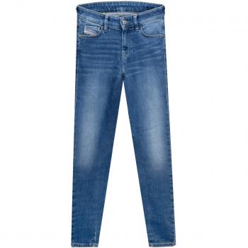 Women's Diesel Slandy Blue Super Slim Fit Stretch Denim Jeans