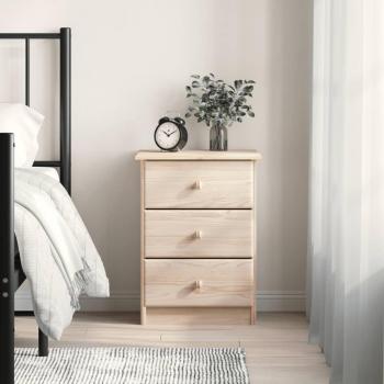 vidaXL Bedside Cabinet ALTA 41x35x55.5 cm Solid Wood Pine