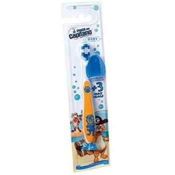 Pasta Del Capitano Baby Toothbrush for Children Aged 3+, Soft Bristles, Gentle on Enamel, Made in Italy