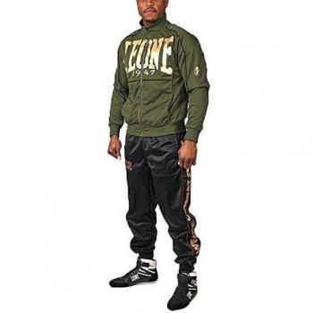 Leone 1950 - Chándal Premium para hombre, unisex, adulto, verde camuflaje, talla M