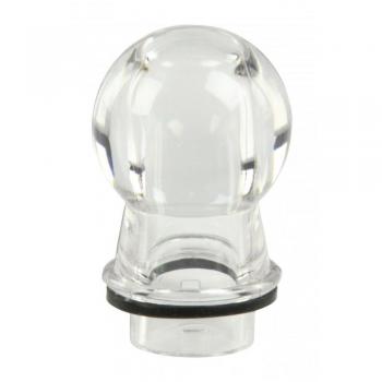 HQ Pomo esfÃ©rico para cafetera de filtro, 17 mm de diÃ¡metro, transparente para ver el cafÃ©