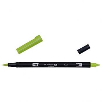 Tombow - Dual Brush | Rotulador Acuarelable de Doble Punta para Dibujos Profesional, Lettering, Manga, Bocetos y Acuarela - Color 173