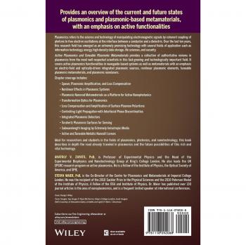Active plasmonics and tuneable plasmonic metamaterials a wileyscience wise copublication