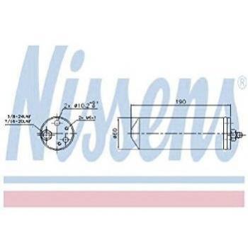 Secadora de aire acondicionado NISSENS NIS 95323, filtro deshidratante incluido
