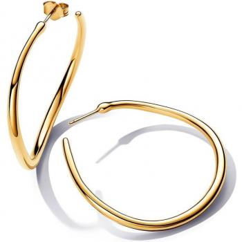 Pendientes de Aro Abiertos de 42 mm Forma Orgánica para Mujer - PANDORA