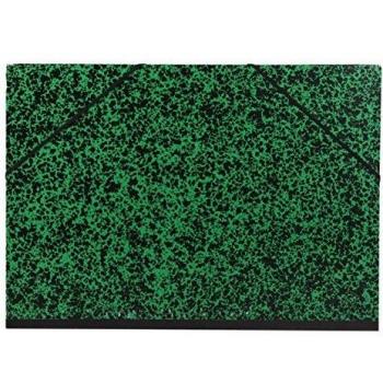 Clairefontaine 93243C - Un carton à dessin Annonay Fermeture élastiques 37x52 cm, Vert