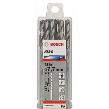 Bosch 2 608 585 505 - Pack de 10 brocas para metal HSS-G, DIN 338